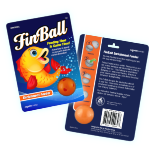 Aquatic Games FinBall Original Enrichment Fish Feeder